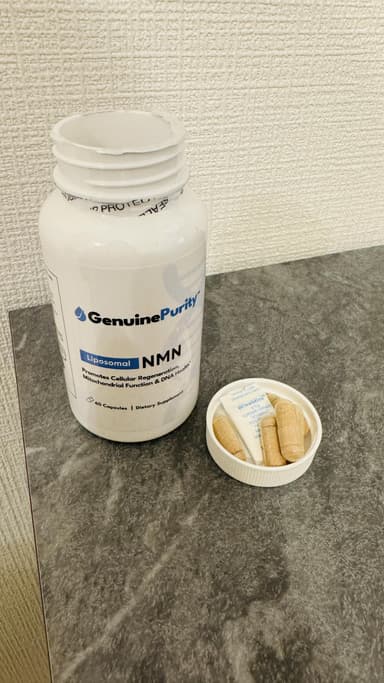 [GenuinePurity]リポソーマルNMN 【1本60カプセル】 レビュー投稿画像 サムネイル