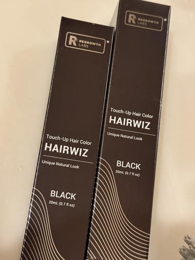 リグロースラボ ヘアウィズ タッチアップヘアカラー・ブラック[REGROWTH LABS] 【1本20ml】 レビュー投稿画像 サムネイル