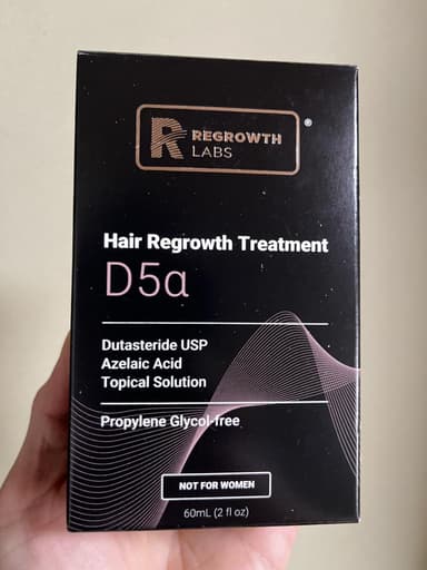 [REGROWTH LABS]リグロースラボ D5α(デュタステリド0.5％) 【1本60ml】 レビュー投稿画像 サムネイル
