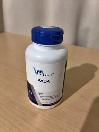 [VitalMe]バイタルミー PABA500mg 【1本120ベジカプセル】 レビュー投稿画像 サムネイル