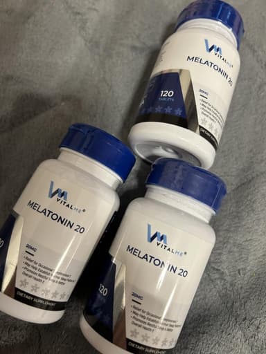 [VitalMe]バイタルミー メラトニン20mg 【1本120錠】 レビュー投稿画像 サムネイル