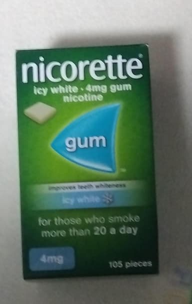 ニコレットガム4mg(アイスホワイト) 【1箱105個】 レビュー投稿画像 サムネイル