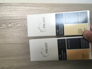 [FOLLICS]FRS1 シャンプー＋FRC1 コンディショナー 【各250ml】 レビュー投稿画像 サムネイル