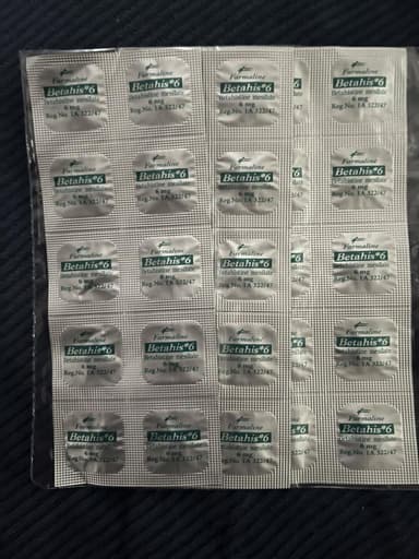 [メリスロンジェネリック]ベタヒス6mg 【1シート10錠】 レビュー投稿画像 サムネイル