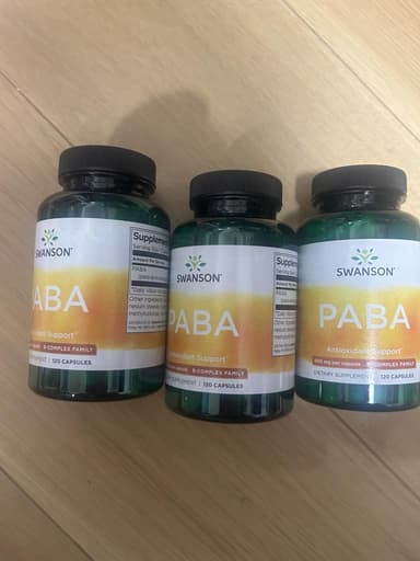 [SWANSON]PABA500mg 【1本120カプセル】 レビュー投稿画像 サムネイル