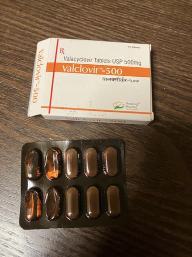[バルトレックスジェネリック]バルクロビル500mg 【1箱10錠】 レビュー投稿画像 サムネイル