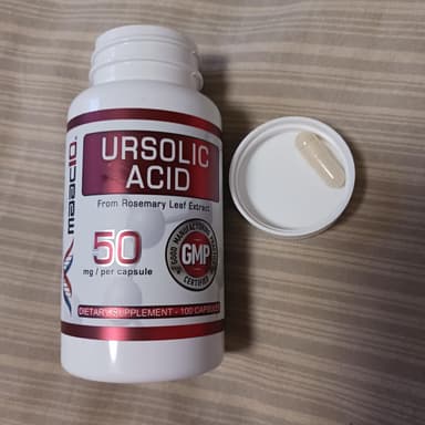 [maac10]ウルソール酸50mg 【1本100カプセル】 レビュー投稿画像 サムネイル