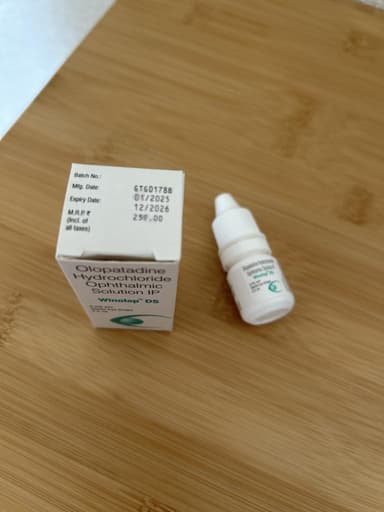 [パタノール同成分]ウィノラップDS点眼液0.2％ 【1本2.5ml】 レビュー投稿画像 サムネイル