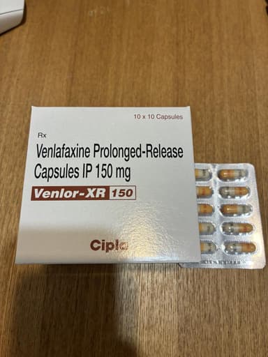 [イフェクサーSRジェネリック]ベンロールXR150mg 【1箱100カプセル】 レビュー投稿画像 サムネイル