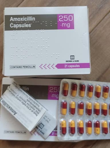 [サワシリンジェネリック]アモキシシリン250mg 【1箱21カプセル】 レビュー投稿画像 サムネイル