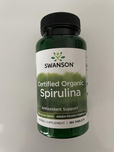 [SWANSON]オーガニックスピルリナ500mg 【1本180錠】 レビュー投稿画像 サムネイル