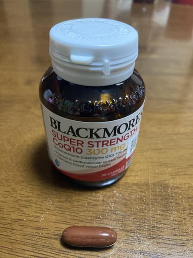 [BLACKMORES]スーパーストレングスCoQ10 300mg 【1本30カプセル】 レビュー投稿画像 サムネイル