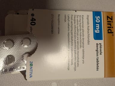 ジリド50mg 【1箱40錠】 レビュー投稿画像 サムネイル