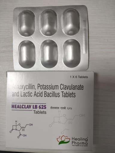 [オーグメンチンジェネリック]ヒールクラブLB625mg 【1箱6錠】 レビュー投稿画像 サムネイル