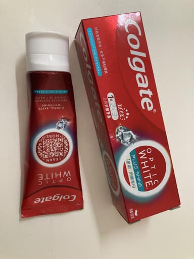 [Colgate]オプティックホワイト プラスシャイン 【1箱100g】 レビュー投稿画像 サムネイル