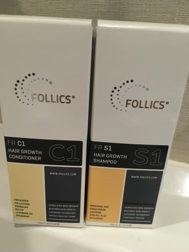 [FOLLICS]FRS1 シャンプー＋FRC1 コンディショナー 【各250ml】 レビュー投稿画像 サムネイル