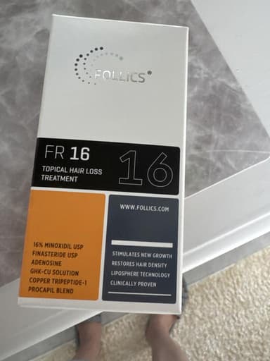 [FOLLICS]FR16クリーム60ml1本＋SAP-フィナロイド1mg100錠1箱 レビュー投稿画像 サムネイル
