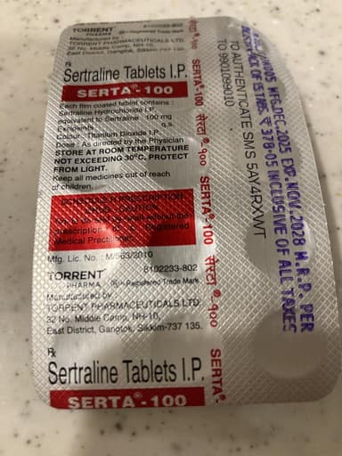 [ジェイゾロフトジェネリック]セルタ100mg 【1箱150錠】 レビュー投稿画像 サムネイル