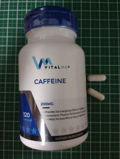 [VitalMe]バイタルミー カフェイン200mg 【1本120カプセル】 レビュー投稿画像 サムネイル