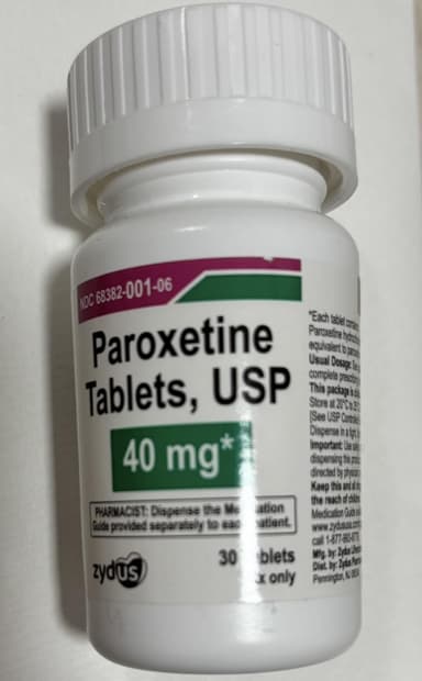 [パキシルジェネリック]パロキセチン40mg 【1本30錠】 レビュー投稿画像 サムネイル