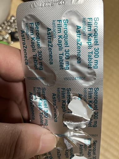 セロクエル300mg 【1箱30錠】 レビュー投稿画像 サムネイル