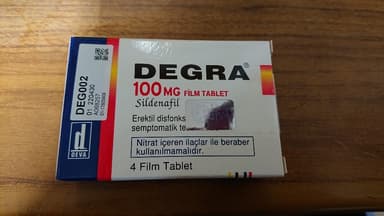 [バイアグラジェネリック]デグラ100mg 【1箱4錠】 レビュー投稿画像 サムネイル