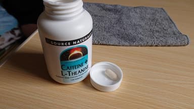 [SOURCE NATURALS]カフェイン＋Lテアニン 【1本240錠】 レビュー投稿画像 サムネイル