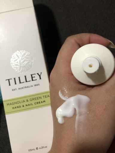 [TILLEY]ハンド＆ネイルクリーム(マグノリア＆グリーンティー) 【1本125ml】 レビュー投稿画像 サムネイル