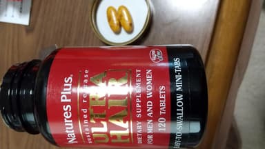 [NaturesPlus]ウルトラ ヘア 【1本120錠】 レビュー投稿画像 サムネイル