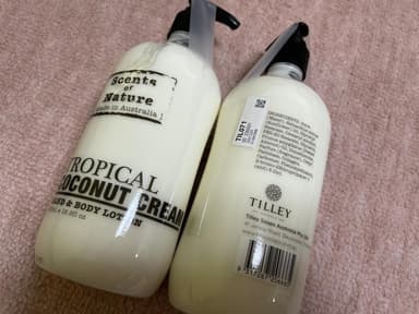 [TILLEY]センツオブネイチャー トロピカルココナッツクリームハンド＆ボディローション 【1本500ml】 レビュー投稿画像 サムネイル