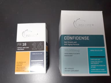 [FOLLICS]FR16クリーム60ml1本 ＋ コンフィデンス30000mg180錠1本 レビュー投稿画像 サムネイル