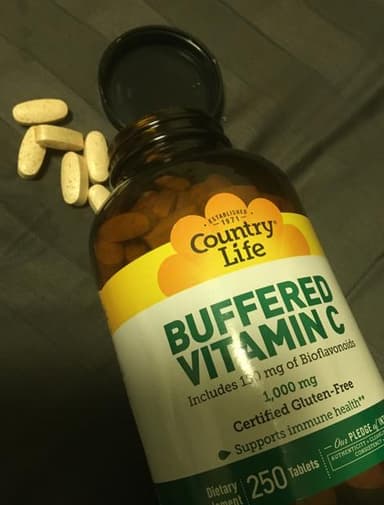 バッファードビタミンC1000mg[Country Life] 【1本250錠】 レビュー投稿画像 サムネイル