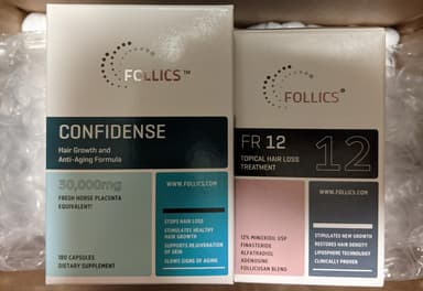[FOLLICS]FR12ローション60ml1本＋コンフィデンス30000mg180錠1本 レビュー投稿画像 サムネイル