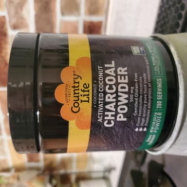 [CountryLife]アクティベートココナッツ チャコールパウダー500mg 【1本141.7g】 レビュー投稿画像 サムネイル