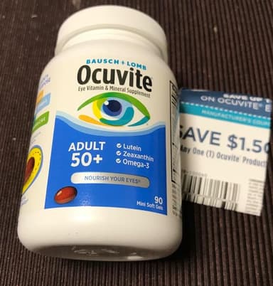 [BAUSCH+LOMB]オキュバイト アダルト50+ 【1箱90ミニソフトジェル】 レビュー投稿画像 サムネイル