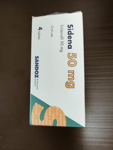 [バイアグラジェネリック]シデナ50mg 【1箱4錠】 レビュー投稿画像 サムネイル