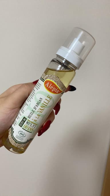 [Alepia]オーガニック アルガンオイル バニラ 【1本100ml】 レビュー投稿画像 サムネイル