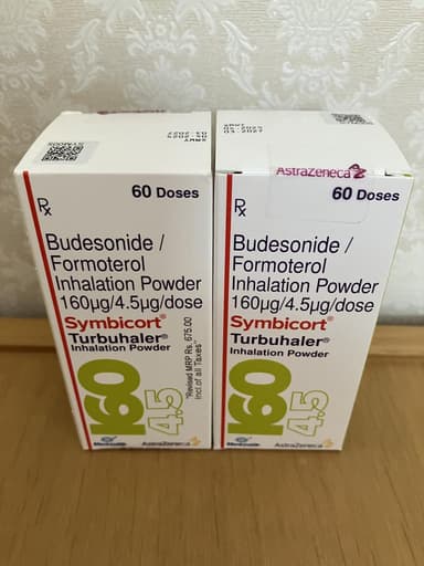 シムビコート160mcg/4.5mcg 【1箱60回分】 レビュー投稿画像 サムネイル