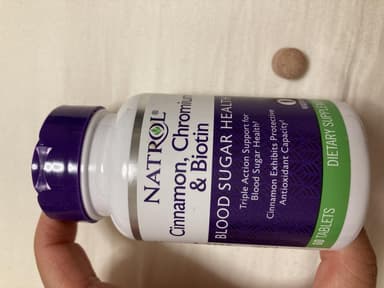 [NATROL]シナモン＆クロム＆ビオチン 【1本60錠】 レビュー投稿画像 サムネイル