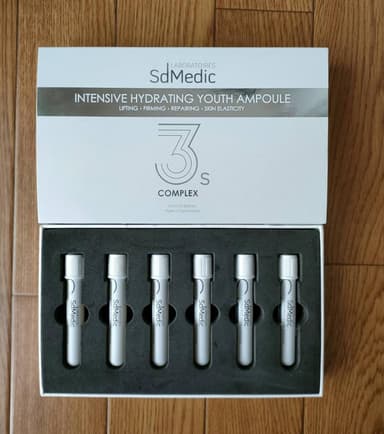 [SdMedicLaboratoires]3Sコンプレックス インテンシブハイドレイティング ユースアンプル 【1箱E5ml x 6本】 レビュー投稿画像 サムネイル