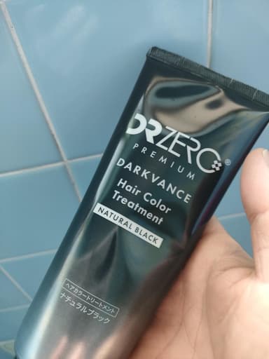 [DR ZERO]ドクターゼロ ダークヴァンス ヘアカラートリートメント(ナチュラルブラック) 【1本200g】 レビュー投稿画像 サムネイル