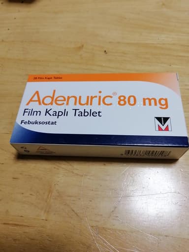 [フェブリクジェネリック]アデヌリック80mg 【1箱28錠】 レビュー投稿画像 サムネイル