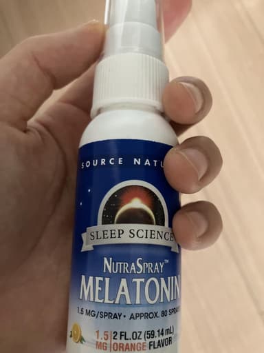 メラトニンスプレー1.5mg 【1本2oz】 レビュー投稿画像 サムネイル