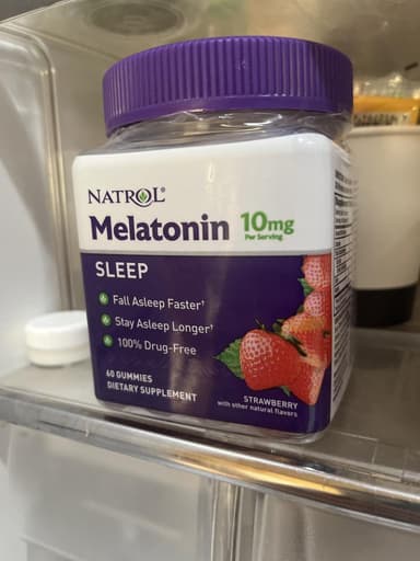 [NATROL]メラトニン10mg/2粒(ストロベリー味) 【1本60粒】 レビュー投稿画像 サムネイル