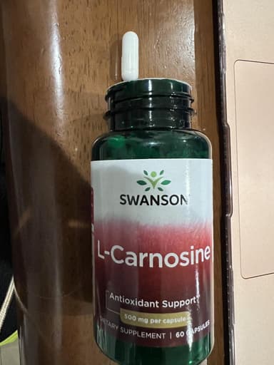 L-カルノシン500mg[SWANSON] 【1本60カプセル】 レビュー投稿画像 サムネイル