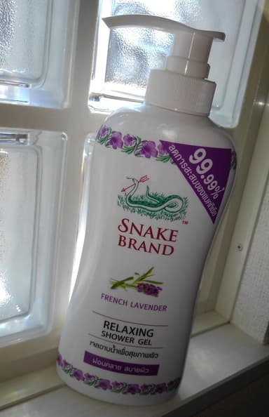 [SNAKE BRAND]プリックリーヒート シャワージェル(リラクシング) 【1本450ml】 レビュー投稿画像 サムネイル