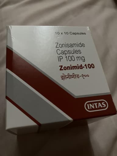 [エクセグランジェネリック]ゾニミド100mg 【1箱100カプセル】 レビュー投稿画像 サムネイル