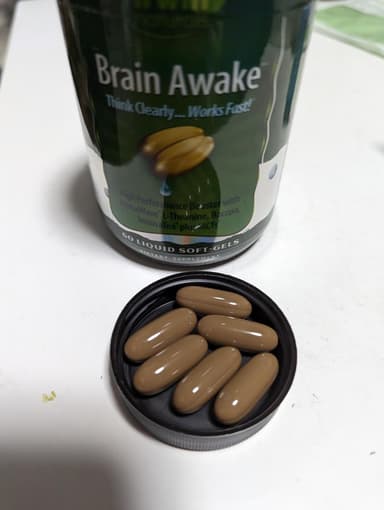 [irwin naturals]ブレインアウェイク 【1本60リキッドソフトジェル】 レビュー投稿画像 サムネイル