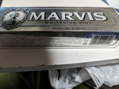 [MARVIS]ホワイトニングミント トゥースペースト 【1本85ml】 レビュー投稿画像 サムネイル