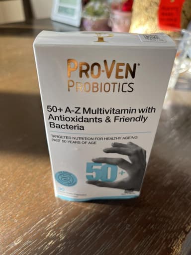 [PRO-VENPROBIOTICS]50+A-Zマルチビタミンwithアシドフィルス&ビフィズス 【1箱30カプセル】 レビュー投稿画像 サムネイル